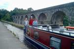 Barry, Simon & Mel on Chirk aquaduct